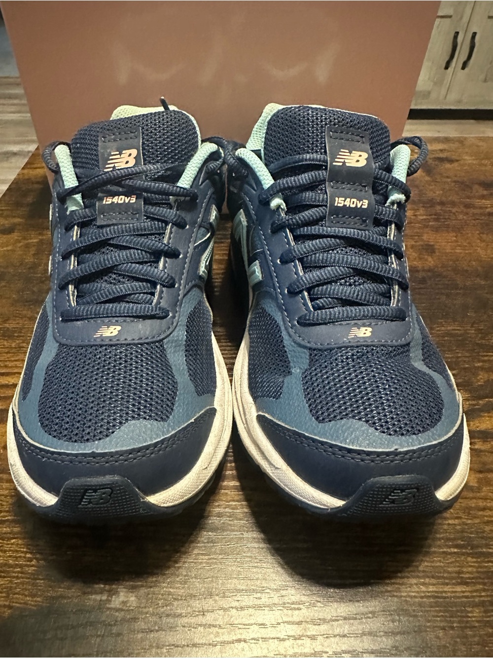 New Balance Women's Navy and Light Blue 1540v3 Sneakers